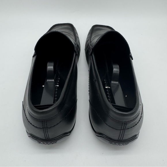 Bally Gabler Black Leather Moc Driving Loafer Size 9 D main image 10